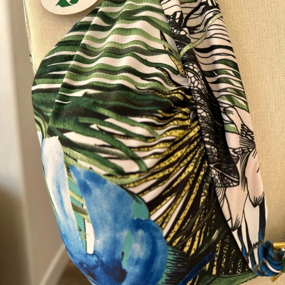 Swiminsta X Christian Lacroix Bikini Top in XL - NWT - Tropical Print - Picture 3 of 7